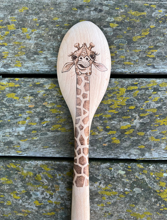 Giraffe spoon