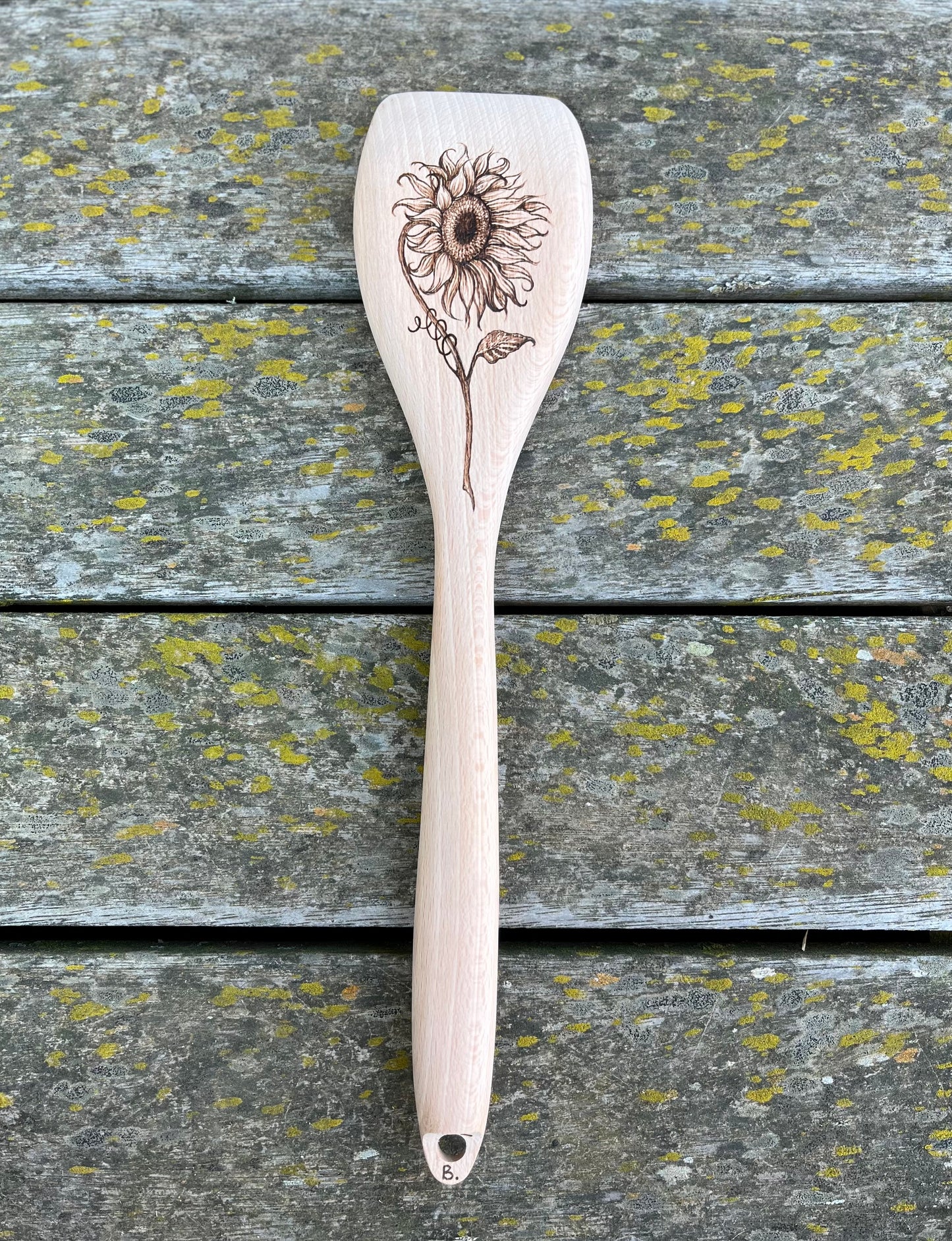 Sunflower spoon