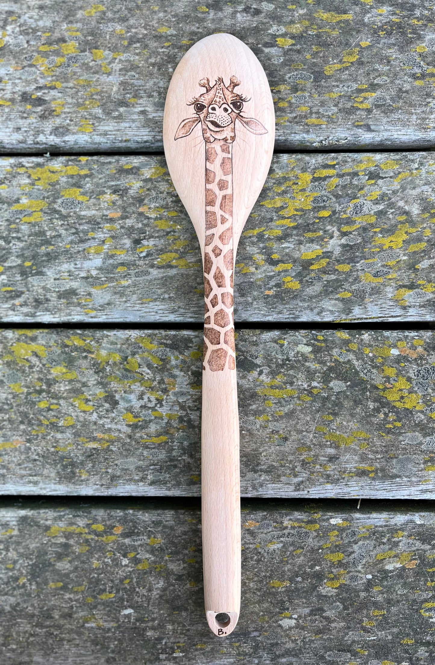 Giraffe spoon