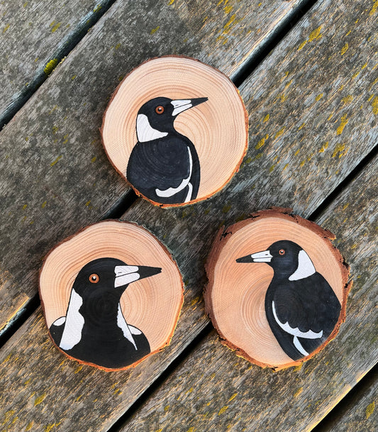 Magpie ornaments