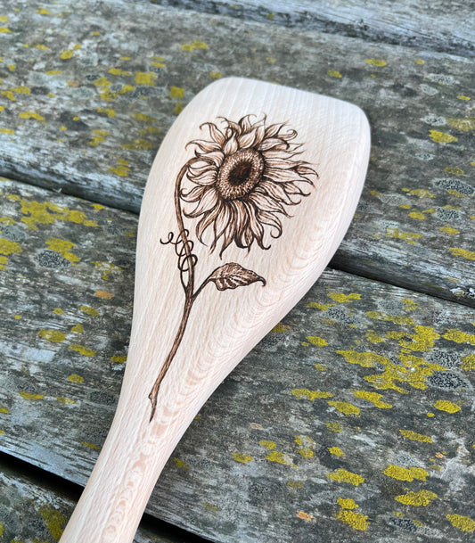 Sunflower spoon