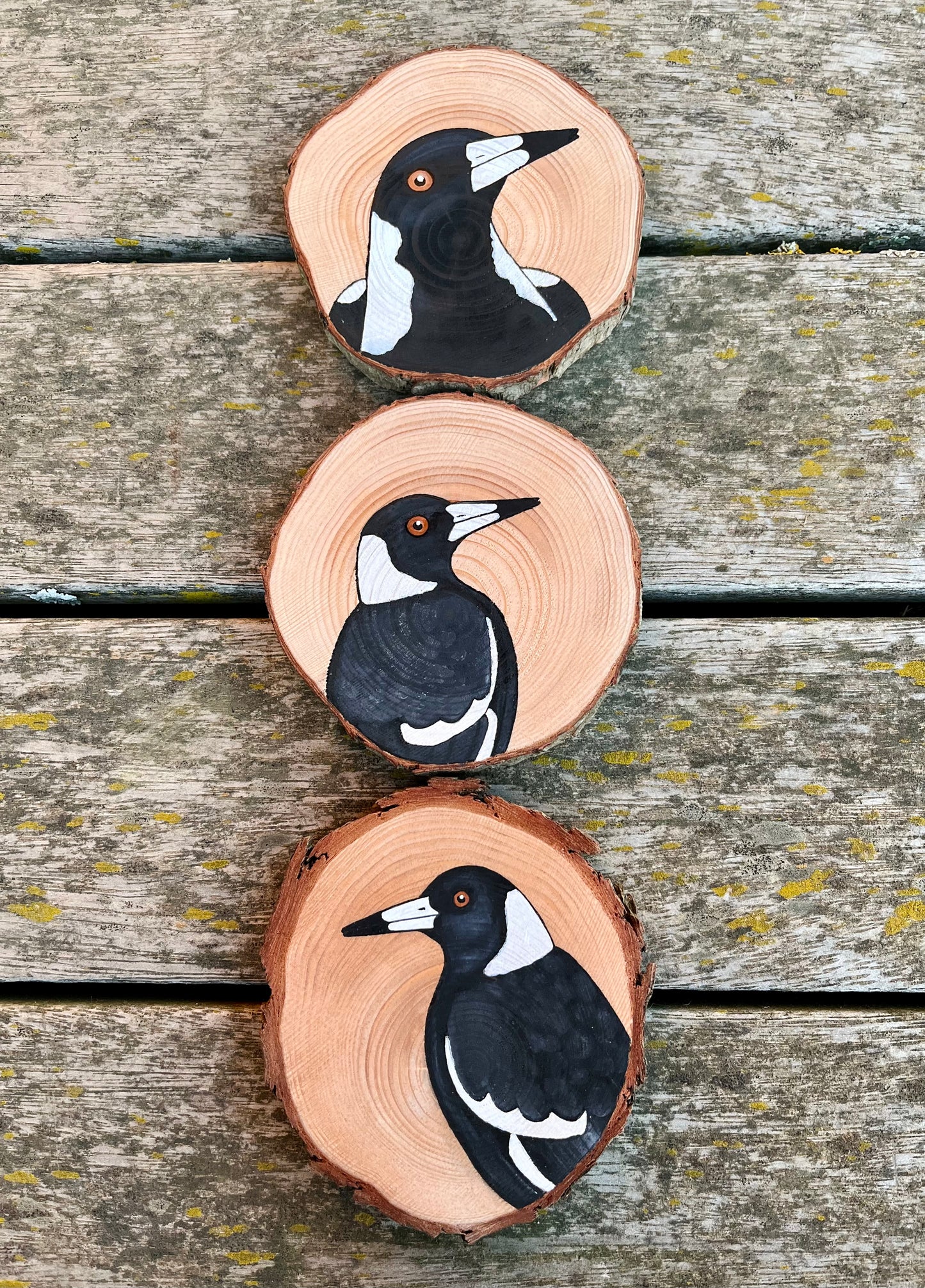 Magpie ornaments