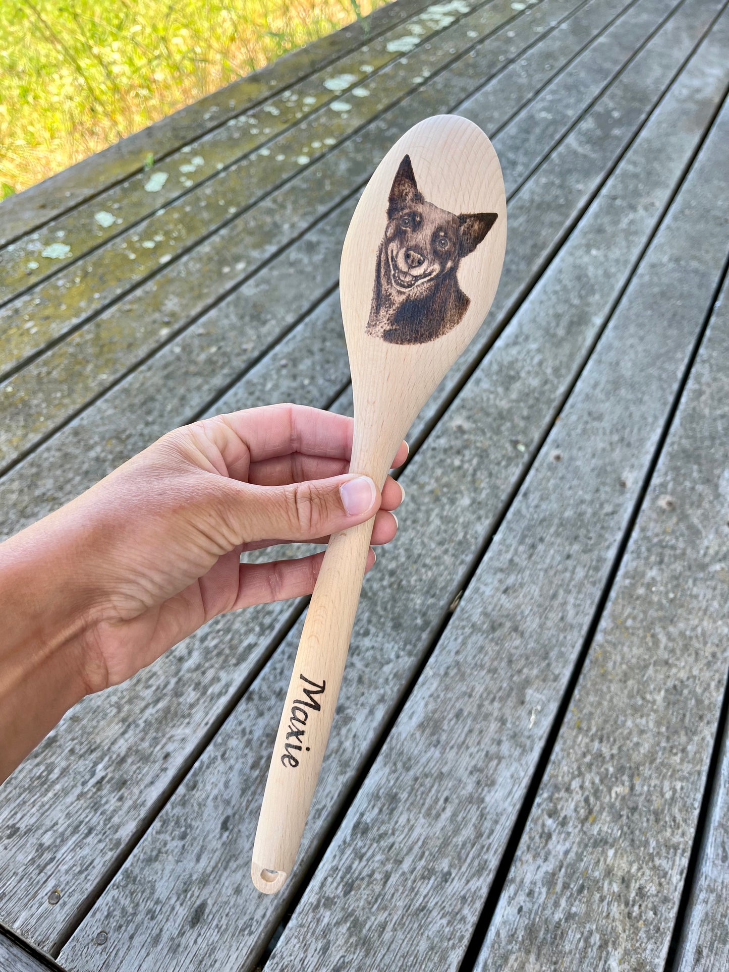 Custom pet spoon