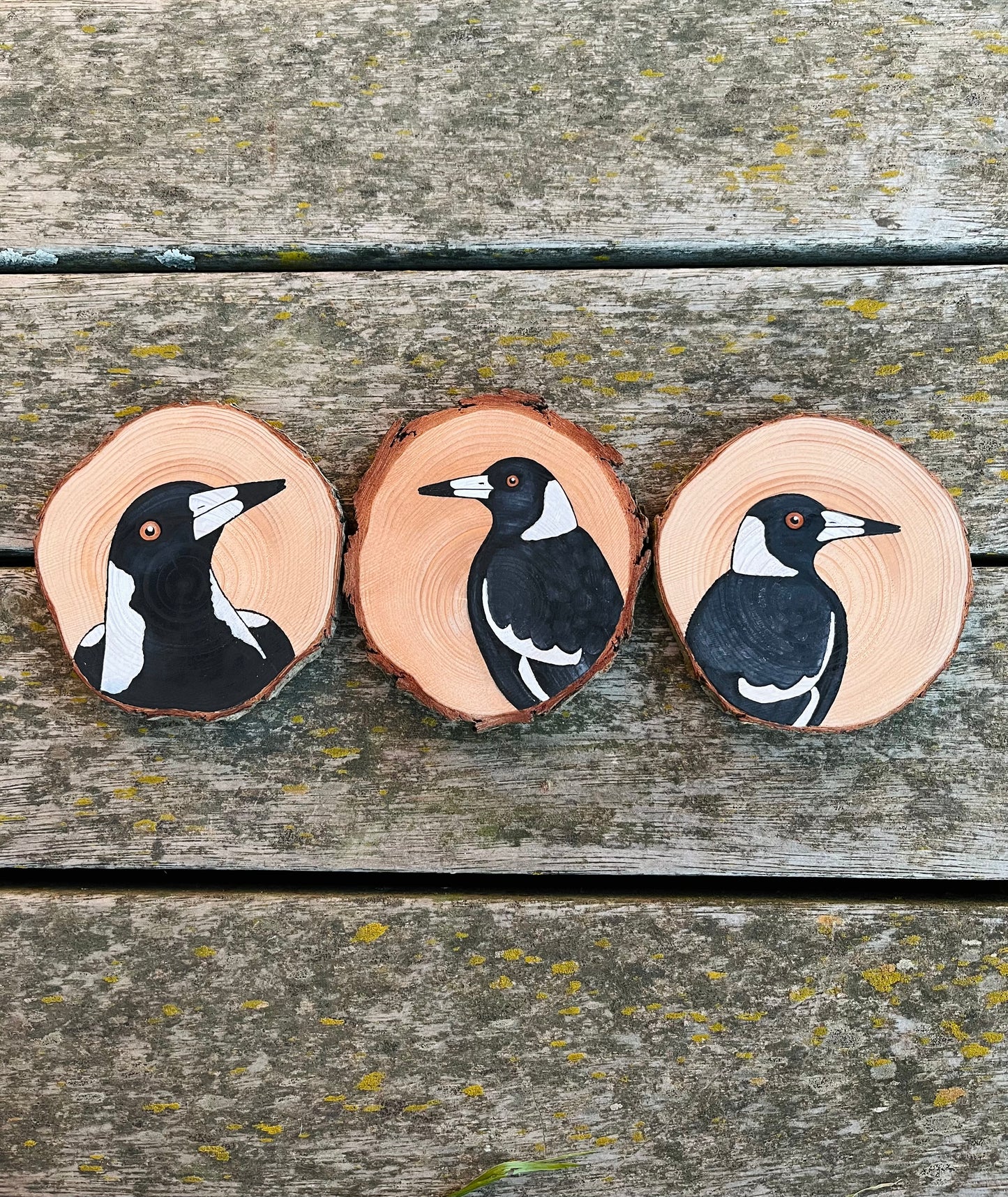 Magpie ornaments