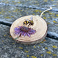 Bee and Flower ornament