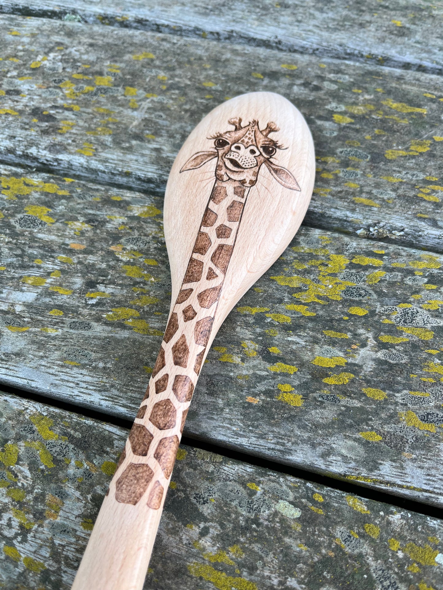 Giraffe spoon