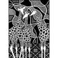 Giraffes - reproduction print 2/50