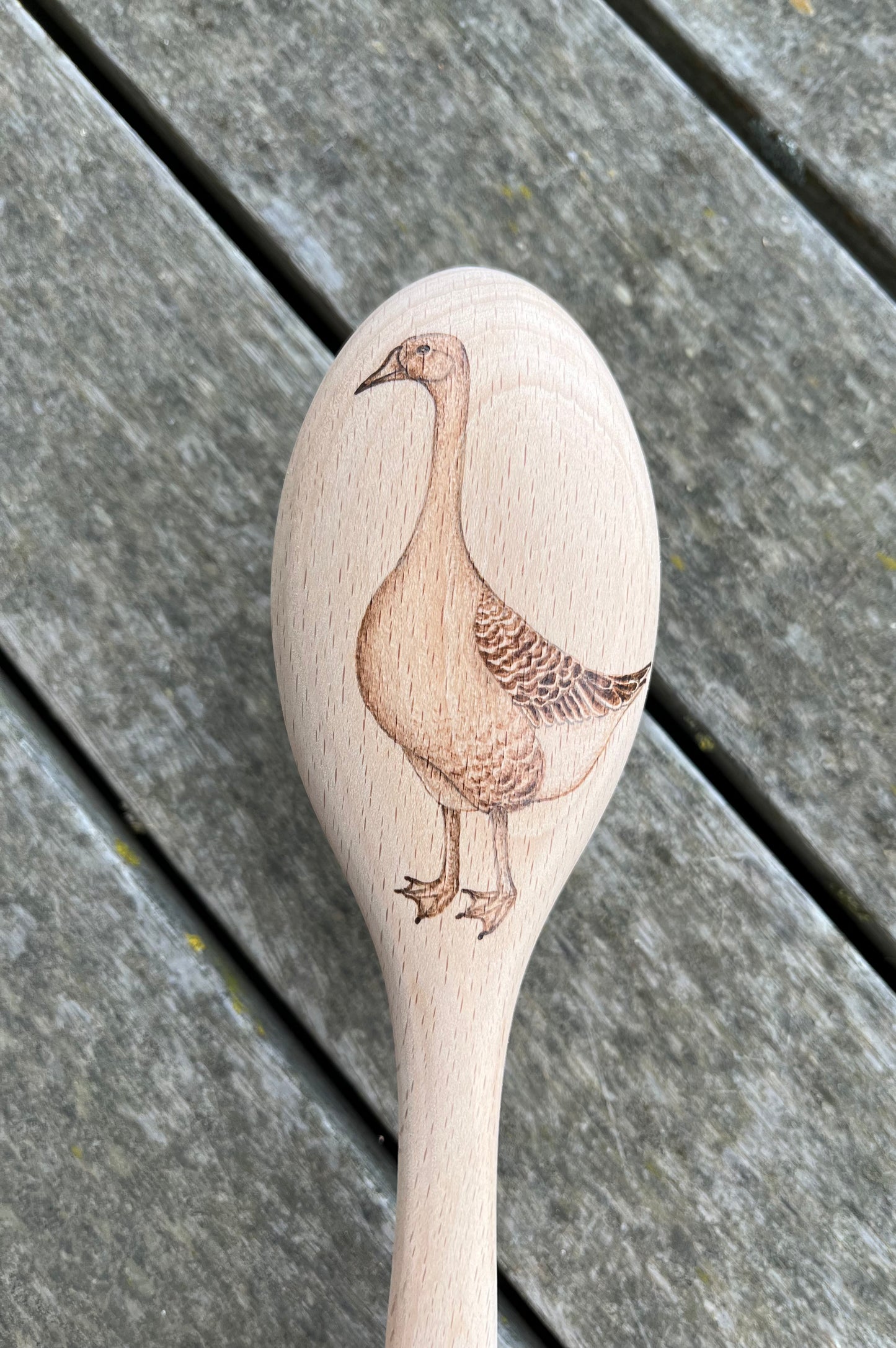 Goose spoon