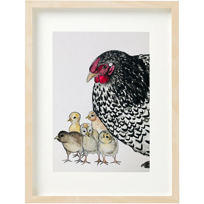 Mother Hen and Chicks