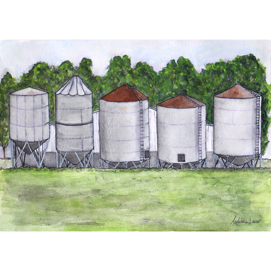 Silos in Murrumbateman