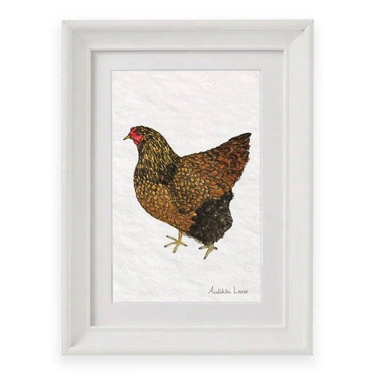 Watercolour Hen