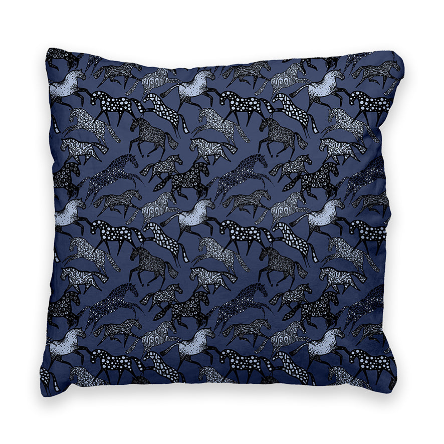 Handmade cushion cover - Horse design