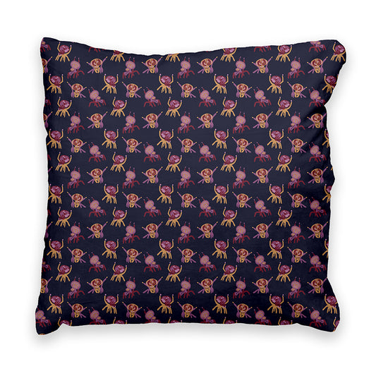 Handmade cushion cover - Peacock Spider design